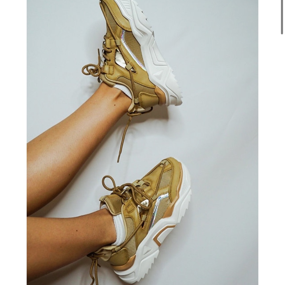 Salted Caramel Tennis Shoes NWT